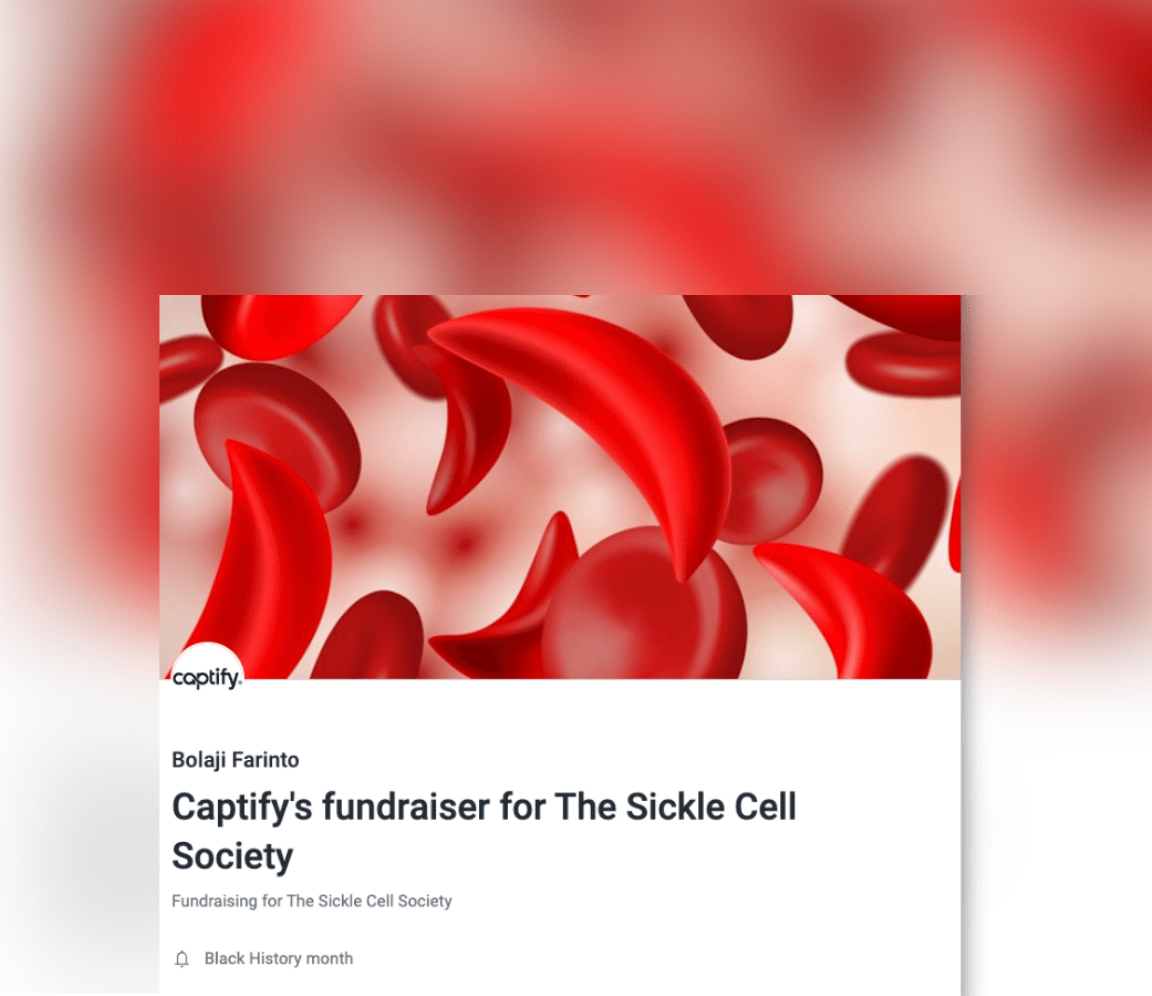 Tune into Captify’s ‘Living with Sickle Cell’ Podcast & Support the Sickle Cell Society