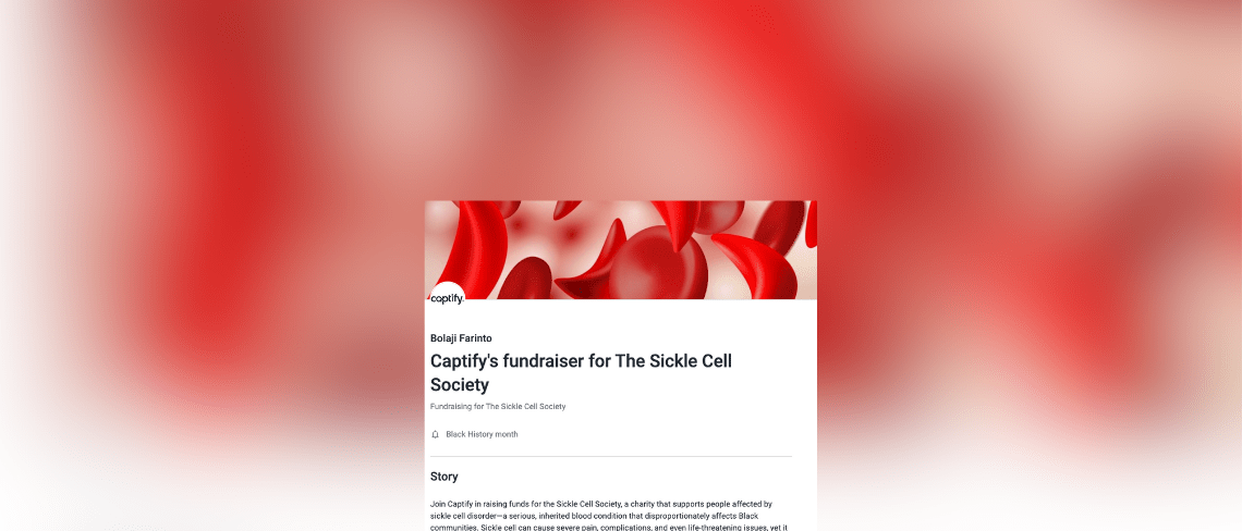 Tune into Captify’s ‘Living with Sickle Cell’ Podcast & Support the Sickle Cell Society